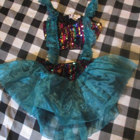 Glamour Costumes Sequin Leotard Dance Costume Jazz - Picture 1 of 6